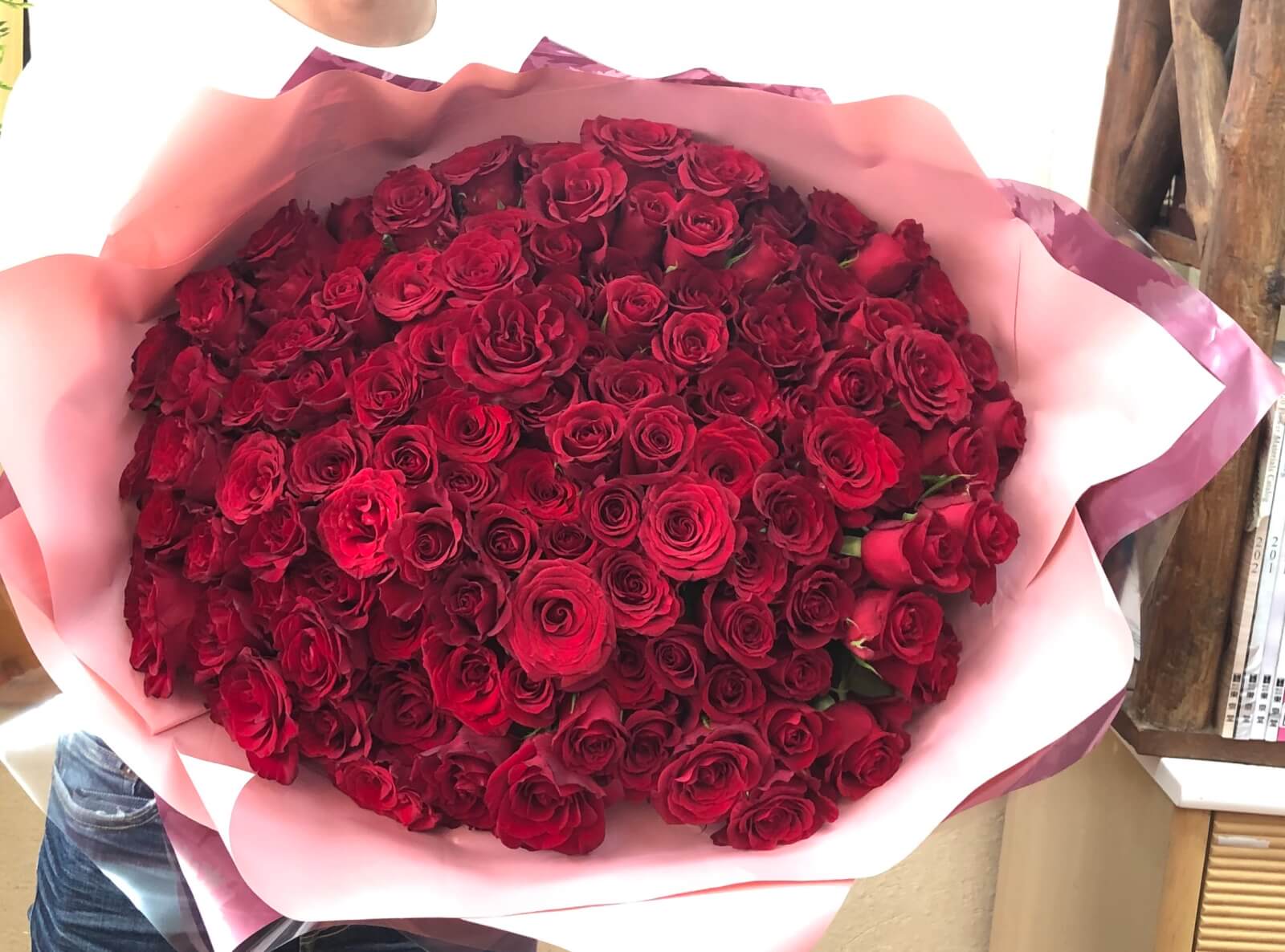 プロポーズ用の真っ赤なバラの花束 一花 いちか スタッフのフラワー日誌です